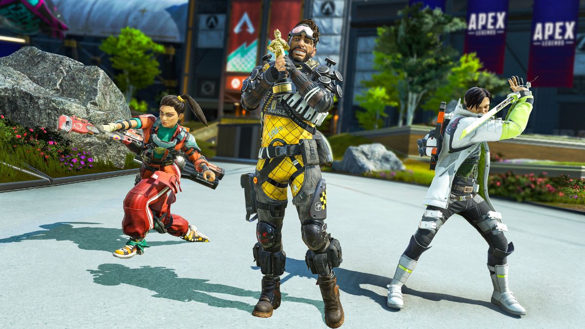 mirage and friends in apex legends