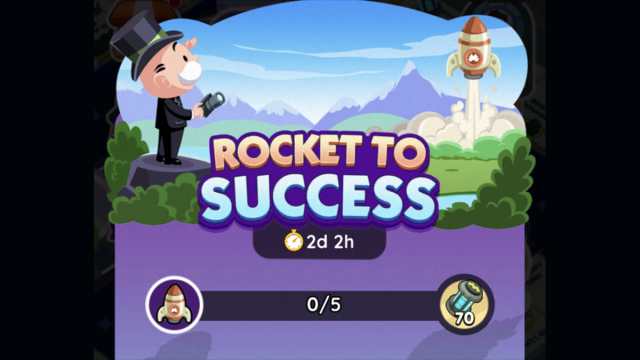 Monopoly GO Rocket Partners tokens from banner event