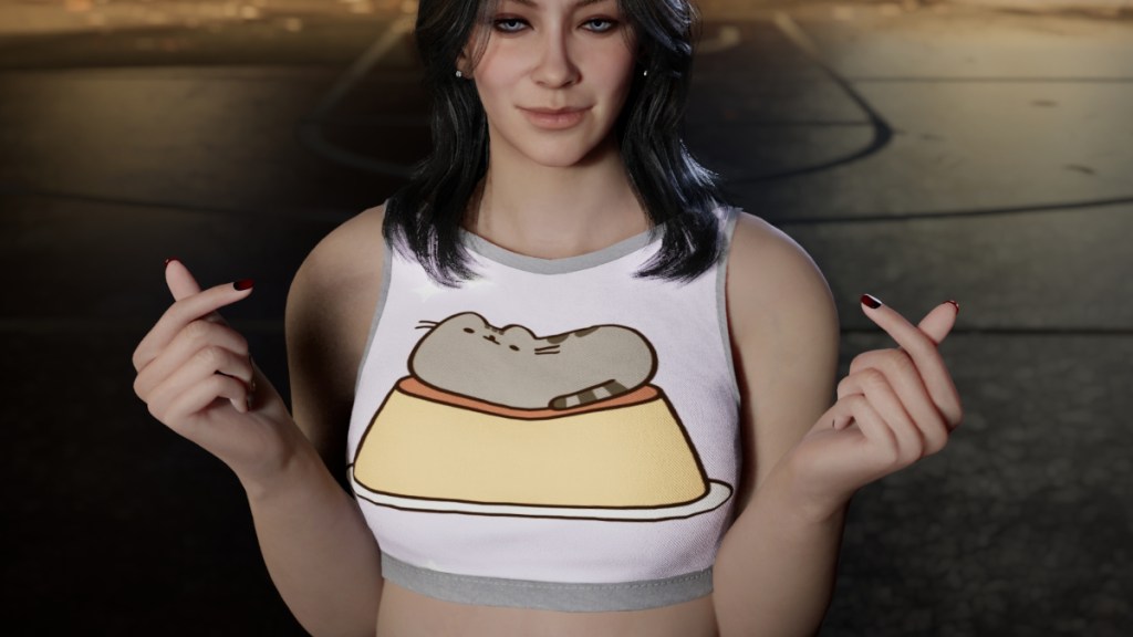 I made a Pusheen shirt in inZOI