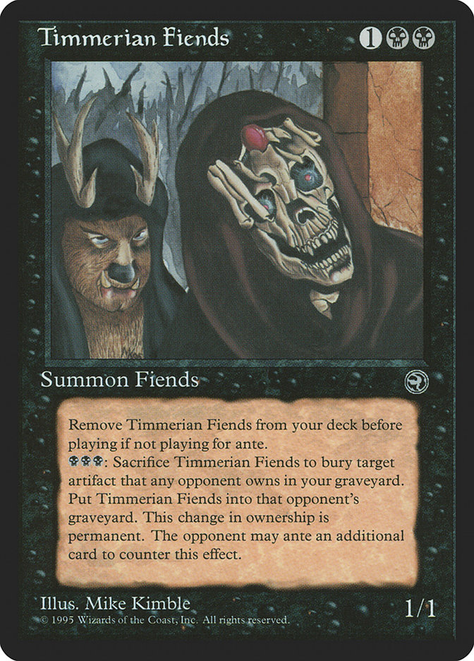 Timmerian Fiends mtg