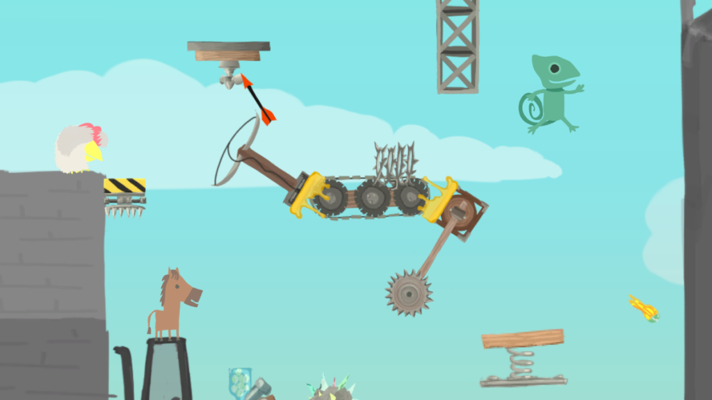 Ultimate Chicken Horse is a multiplayer, rage-filled heap of fun