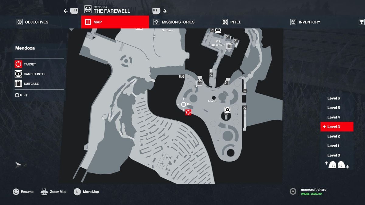 vidal takedown map reference in hitman world of assassination