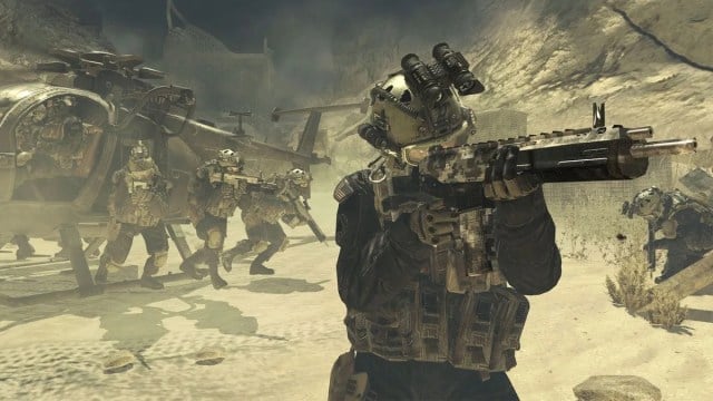 A soldier in Modern Warfare 2