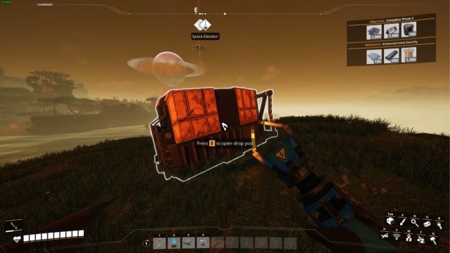 a Crashed Drop Pod in Satisfactory 1.0