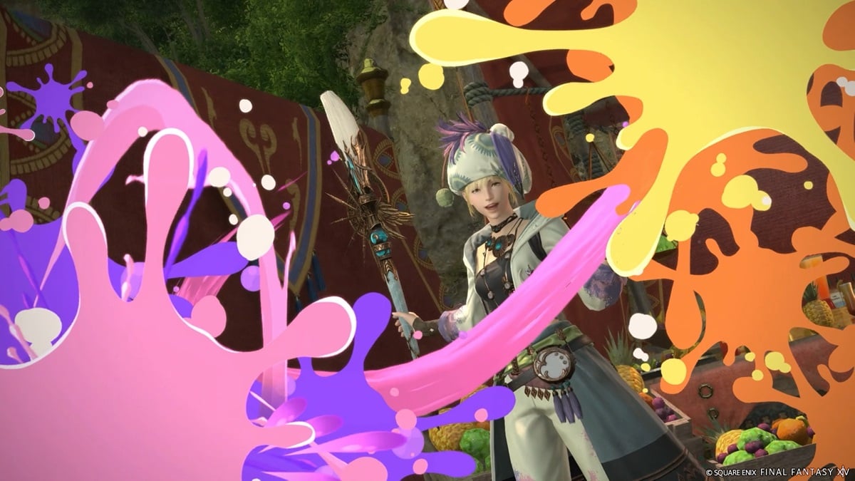 Final Fantasy XIV fan creates paintbrush controller for Pictomancer