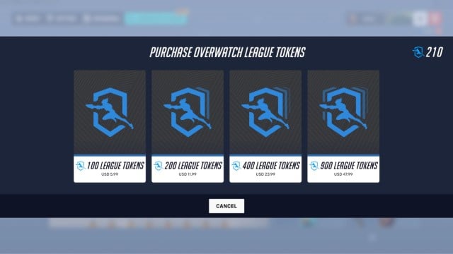 Overwatch 2 League Tokens price