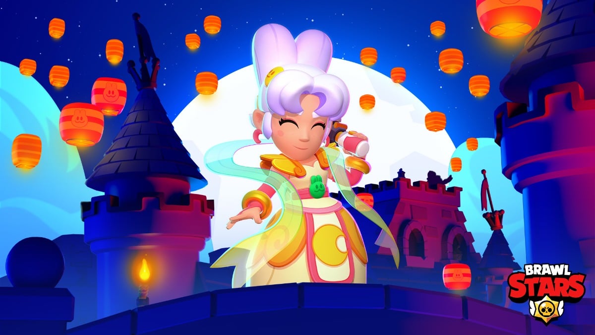 An image of Piper celebrating the Lunar Festival in Brawl Stars.