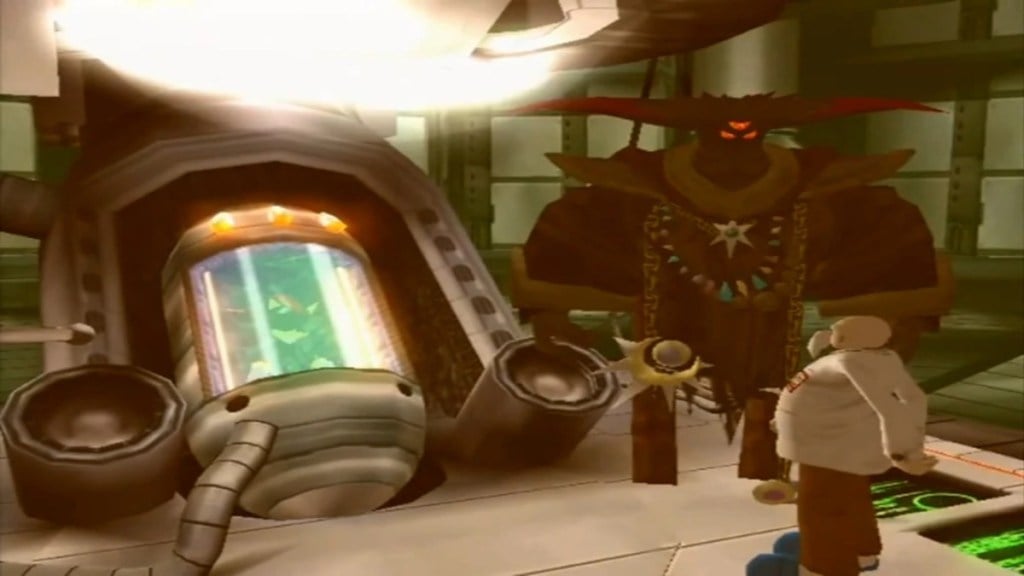 Black Doom and Gerald Robotnik in Shadow the Hedgehog