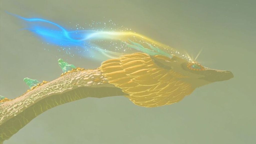 The Light Dragon, as seen in Zelda: Tears of the Kingdom.