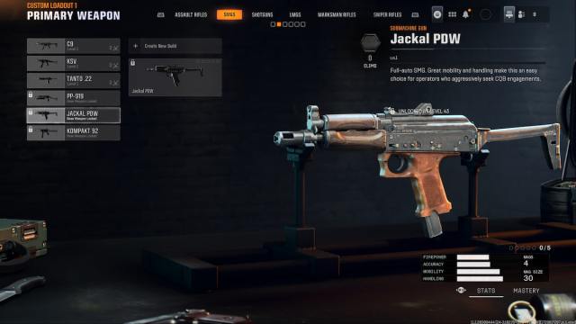 Jackal PDW