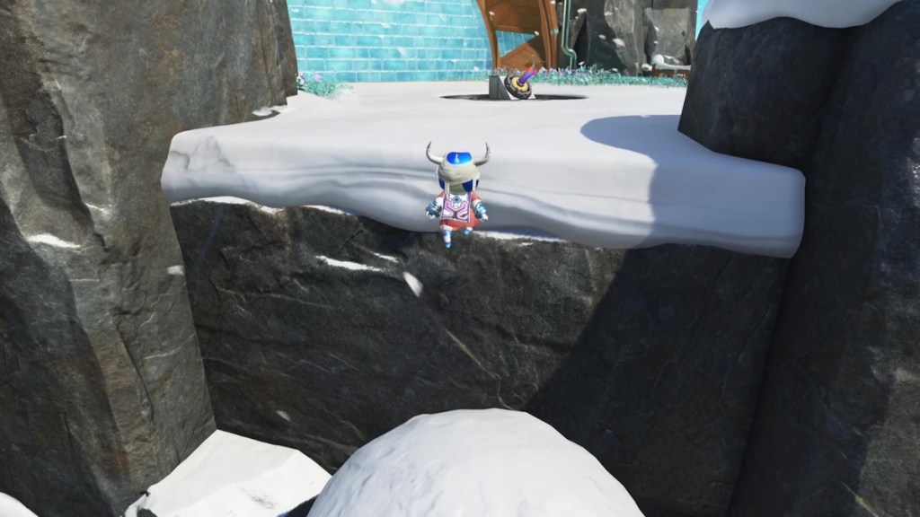 Astro Bot - Frozen Meal Lost Galaxy exit unlock - up to the next ledge