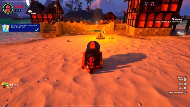 Cannon in LEGO Fortnite