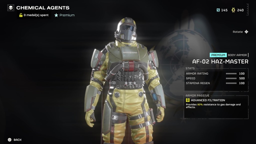 Helldivers 2 - chemical agents warbond - medium armor