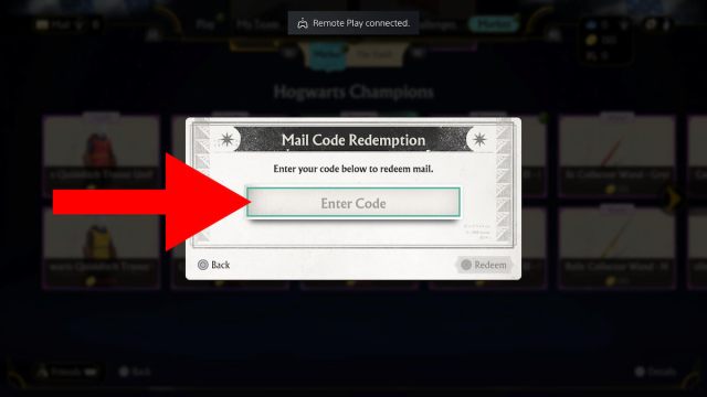 How to redeem Harry Potter Quidditch Champions codes