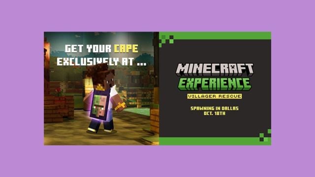 minecraft experience cape