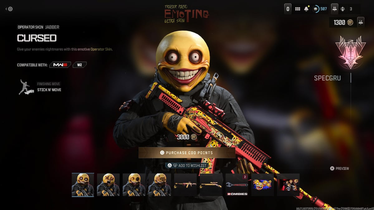 Cursed Operator Skin