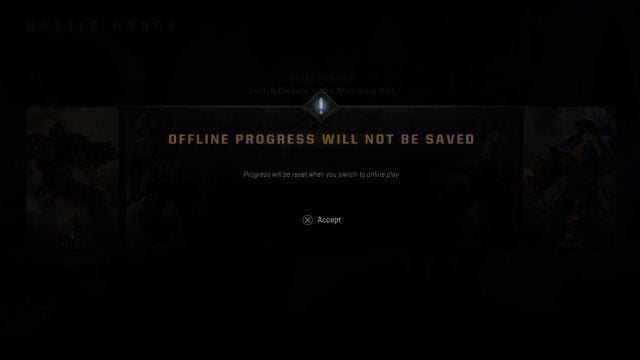 operations mode offline warning warhammer 40k space marine 2