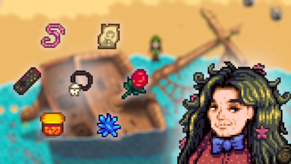 Items needed to complete The Pirates Wife in Stardew Valley