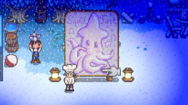 SquidFest in Stardew Valley takes place on Winter 12-13