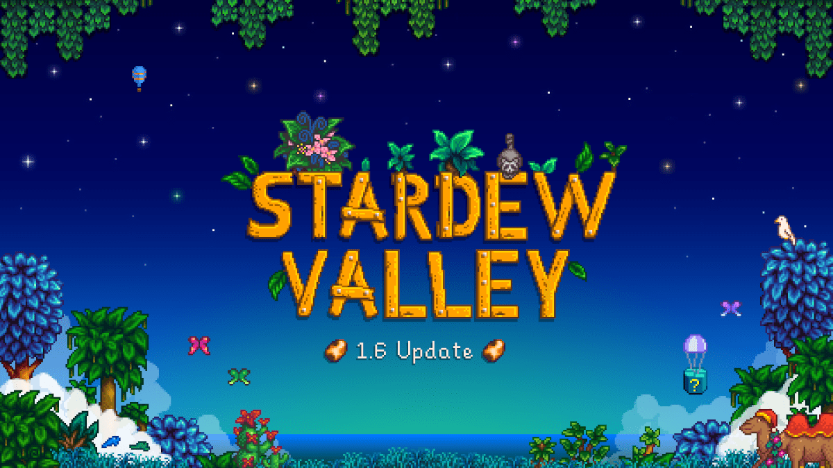 Stardew Valley 1.6 update artwork