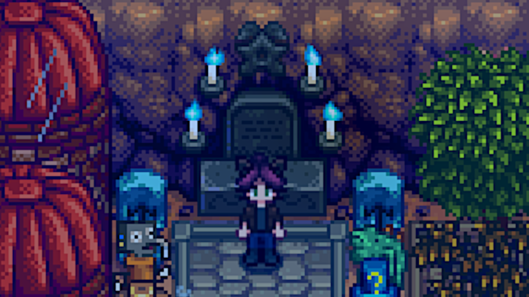 Grandpa's Shrine in Stardew Valley