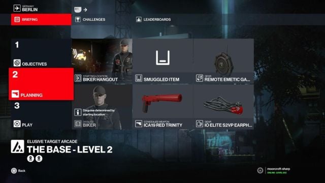 the base level 2 loadout hitman world of assassination