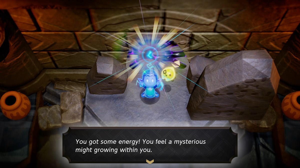 the legend of zelda echoes of wisdom preview - swordfighter mode energy gathering