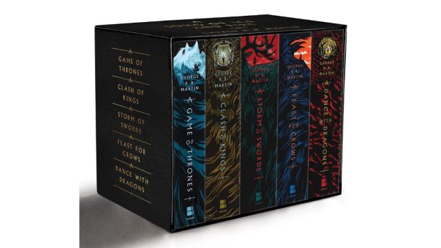 A Song of Ice and Fire book covers for the box set on Amazon Prime Day.