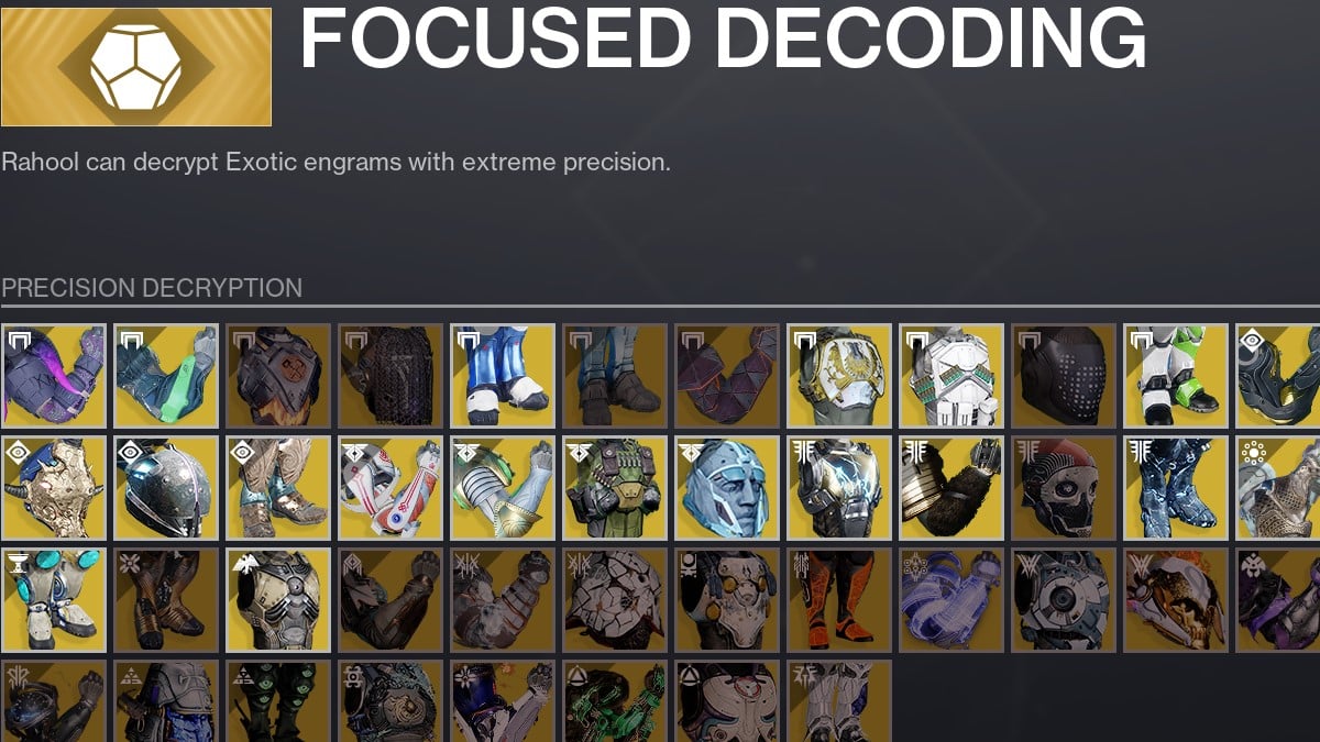 Destiny 2 Rahool Focused Decoding