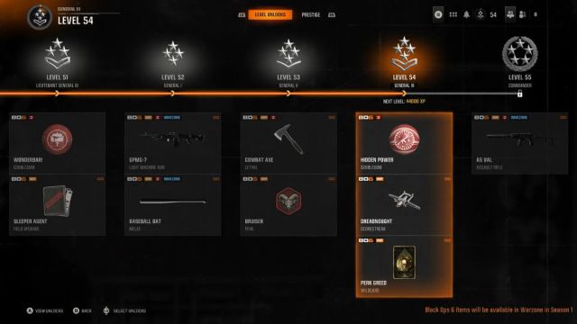 Call of Duty Black Ops 6 player level rewards