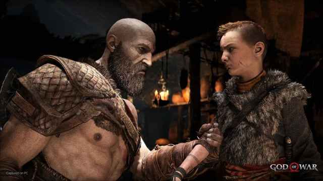 A scene from God of War for the Steam Deck