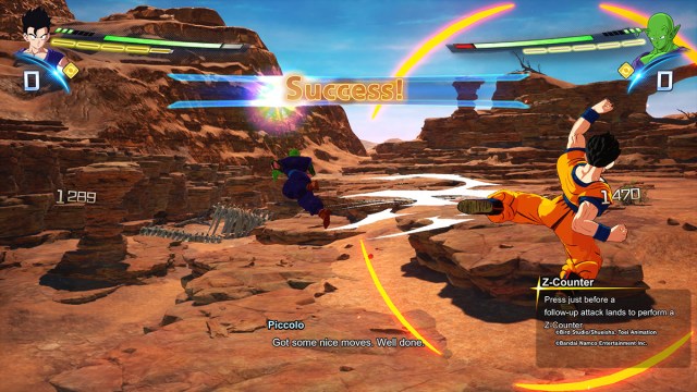 Gohan performs a Z-Counter in Dragon Ball Sparking Zero.