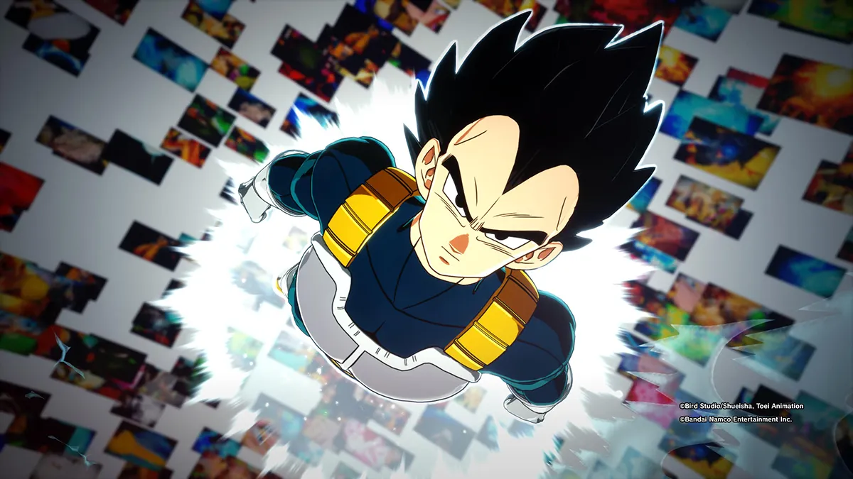 An image of Vegeta in Dragon Ball Sparking Zero