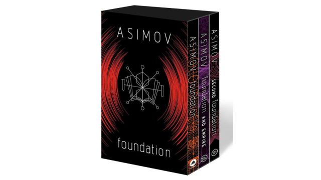 Foundation book series covers by Isaac Asimov