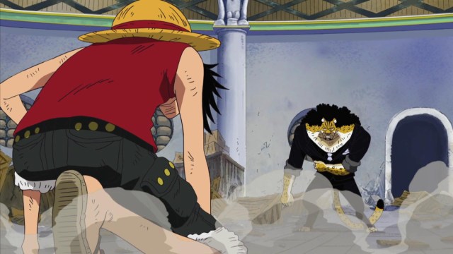 Luffy vs Lucci in One Piece