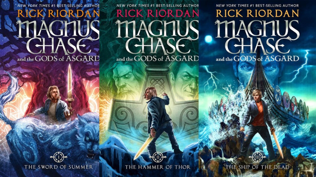 Magnus Chase book covers