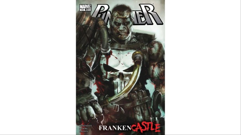 The Punisher: Frankencastle comic book cover. 