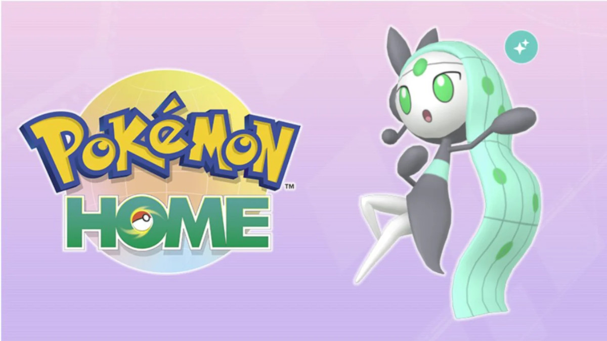 The Shiny Meloetta from Pokemon HOME.