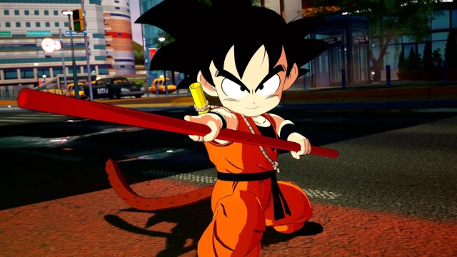 The City stage in Dragon Ball: Sparking Zero lets you switch the time of day.