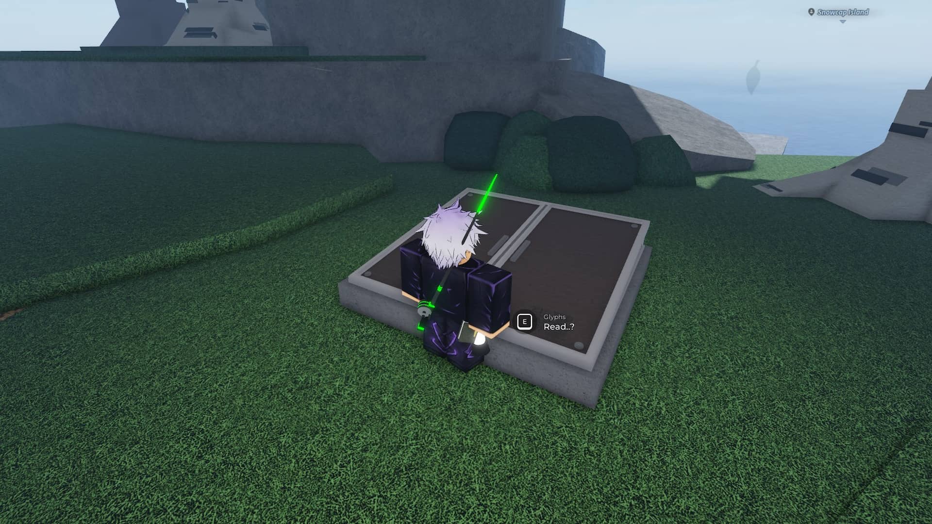 Birch Cay bunker map location in the Fisch Roblox experience