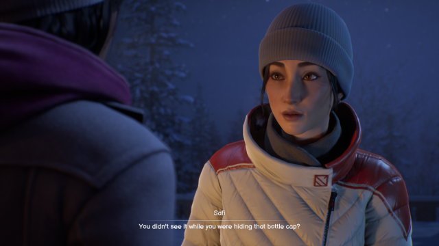 Hiding the bottle cap in Safi's bag doesn't work in Life is Strange: double Exposure