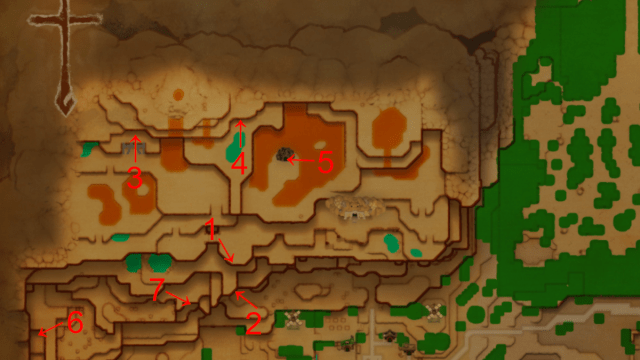 Caves on Eldin Volcano in Zelda: Echoes of Wisdom