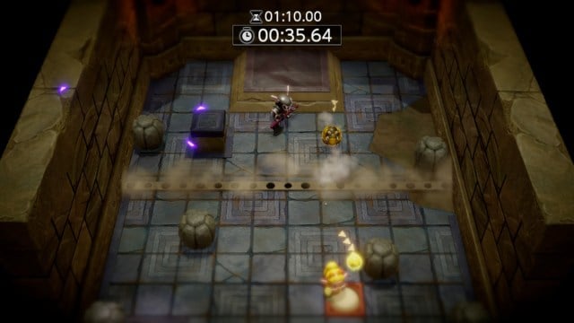 You can use Swordfighter Form to take out the remaining Darknut during the Caromadillo's Revenge challenge at the Slumber Dojo in Zelda: Echoes of Wisdom