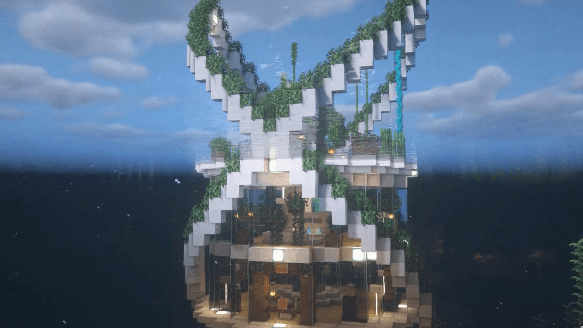 Epic Water House made by LubovLC in Minecraft