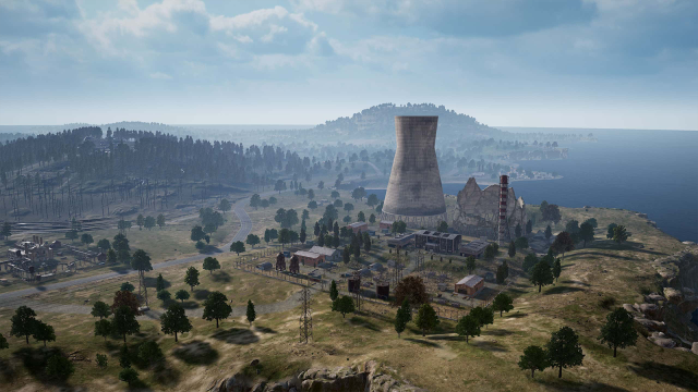 Erangel's power plant in Pubg