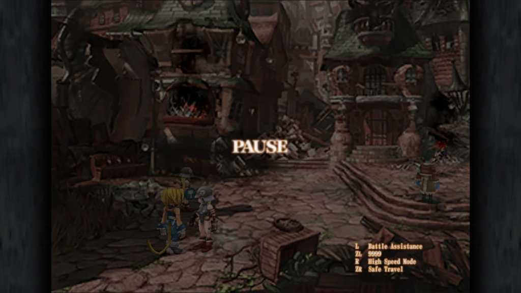 Pause menu cheats in Final Fantasy IX on Nintendo Switch