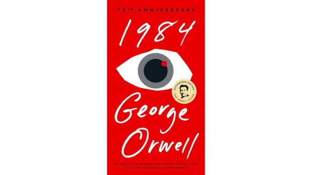 George Orwell's 1984 book cover as part of the Amazon Prime Day deals promotion. 