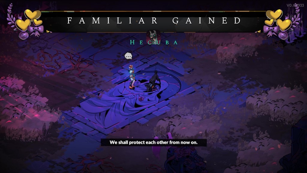 All animal familiars in Hades 2 and how to unlock - Hecuba bonded