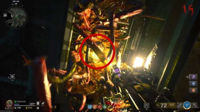 Tentacle in BO6 Zombies