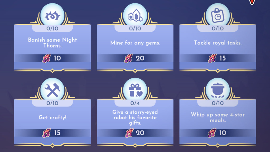 Earning Note Tokens in Disney Dreamlight Valley